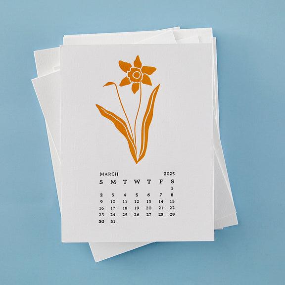 Spellbinders - Florals Through the Year Collection - Press Plates - March Daffodil-ScrapbookPal