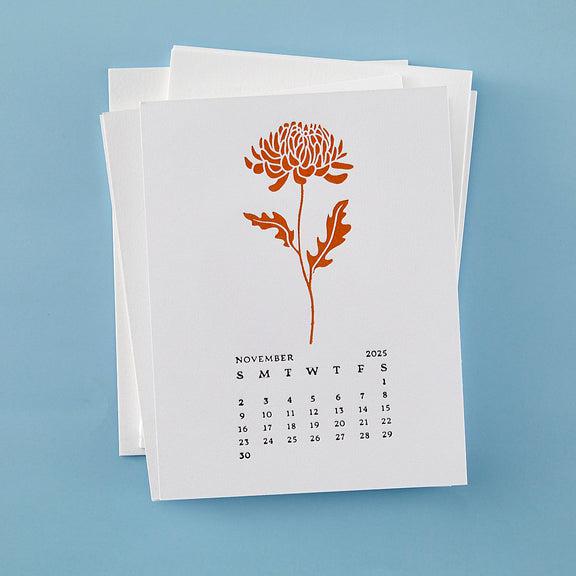 Spellbinders - Florals Through the Year Collection - Press Plates - November Chrysanthemum-ScrapbookPal