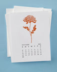 Spellbinders - Florals Through the Year Collection - Press Plates - November Chrysanthemum-ScrapbookPal