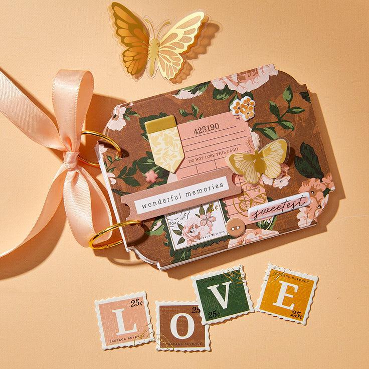 Spellbinders - Golden Afternoon Collection - Press Plates &amp; Dies - Cherish This-ScrapbookPal