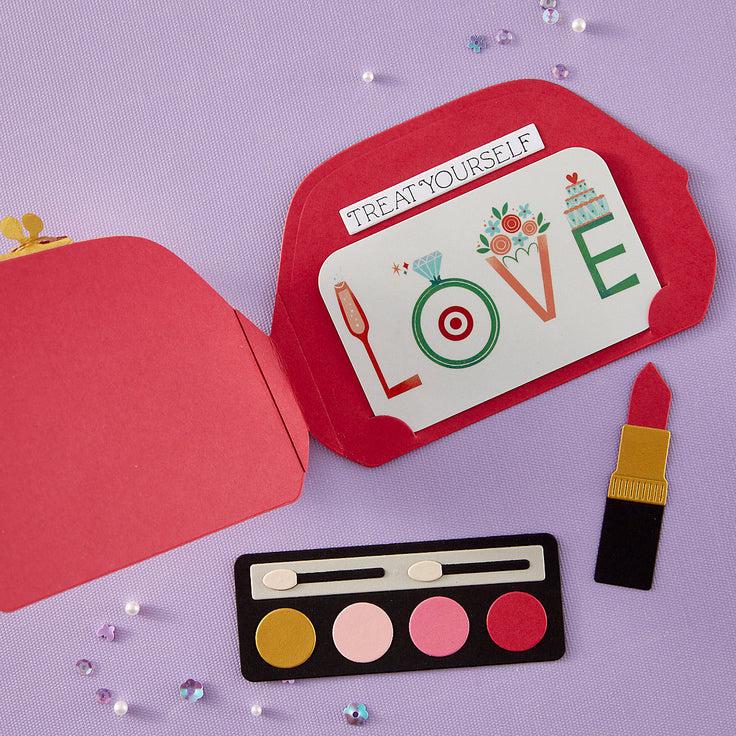 Spellbinders - Gorgeous You Collection - Dies - Gorgeous You Makeup Bag-ScrapbookPal