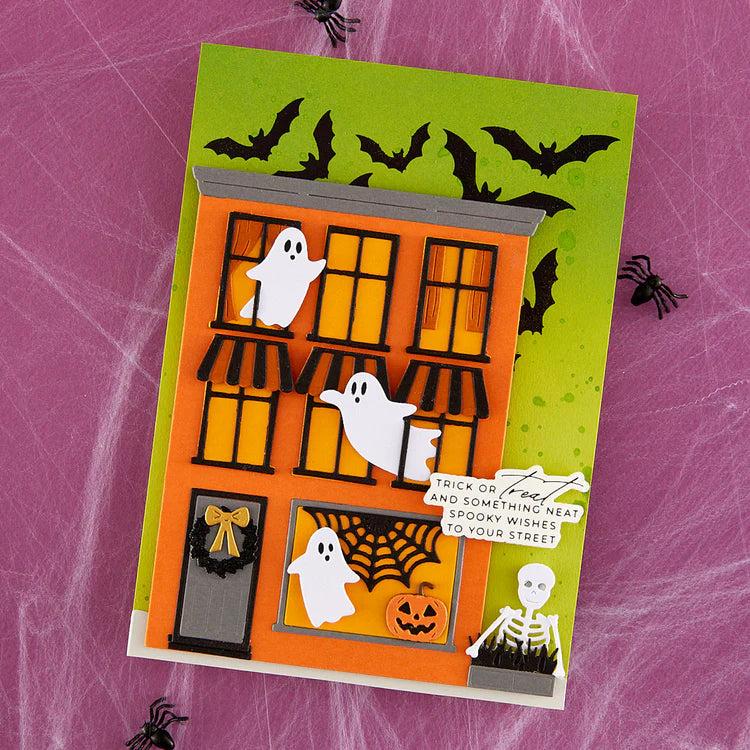 Spellbinders - Halloween City Holiday Collection - Dies - Halloween City Holiday Decorations-ScrapbookPal