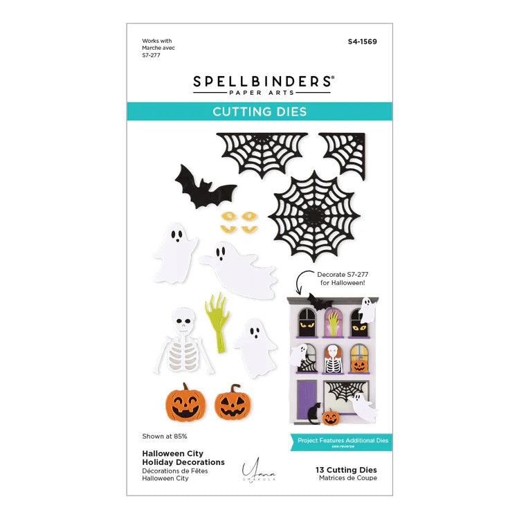 Spellbinders - Halloween City Holiday Collection - Dies - Halloween City Holiday Decorations-ScrapbookPal