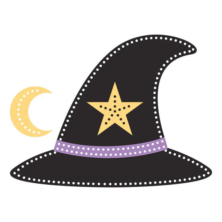 Spellbinders - Halloween Felt Stitch &amp; Create Collection - Dies - Felt Charming Witch Hat-ScrapbookPal