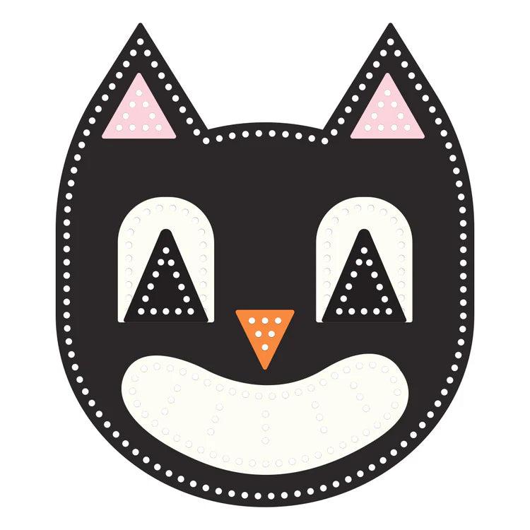 Spellbinders - Halloween Felt Stitch &amp; Create Collection - Dies - Felt Fright Night Feline-ScrapbookPal