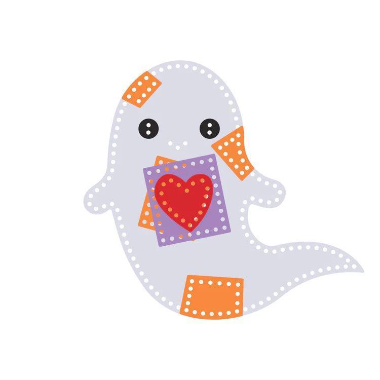 Spellbinders - Halloween Felt Stitch &amp; Create Collection - Dies - Felt Patchwork Boo-ScrapbookPal