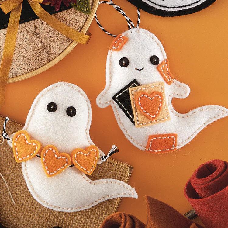 Spellbinders - Halloween Felt Stitch &amp; Create Collection - Dies - Felt Patchwork Boo-ScrapbookPal