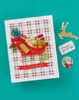 Spellbinders - Handmade Holidays Collection - Dies - Delivering Joy Sleigh-ScrapbookPal