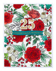 Spellbinders - Handmade Holidays Collection - Press Plates - Winter Rose Background-ScrapbookPal