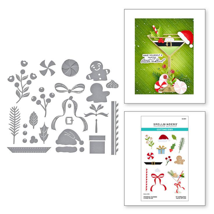 Spellbinders - Happy Hour Collection - Dies - Christmas Cocktails-ScrapbookPal