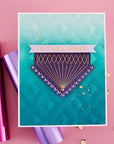 Spellbinders - Hexi-Gems Collection - Dies - Stitched Kaleidoscope Hexi-Gem-ScrapbookPal