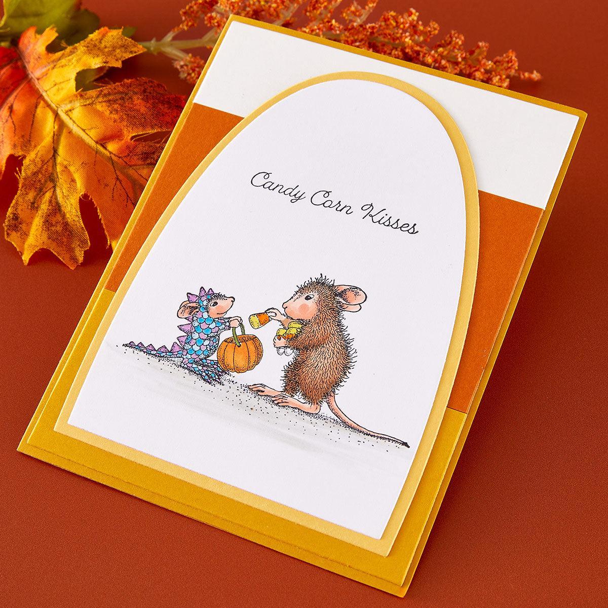 Spellbinders - Holiday Dreams Collection - Cling Stamps - Halloween Dragon-ScrapbookPal