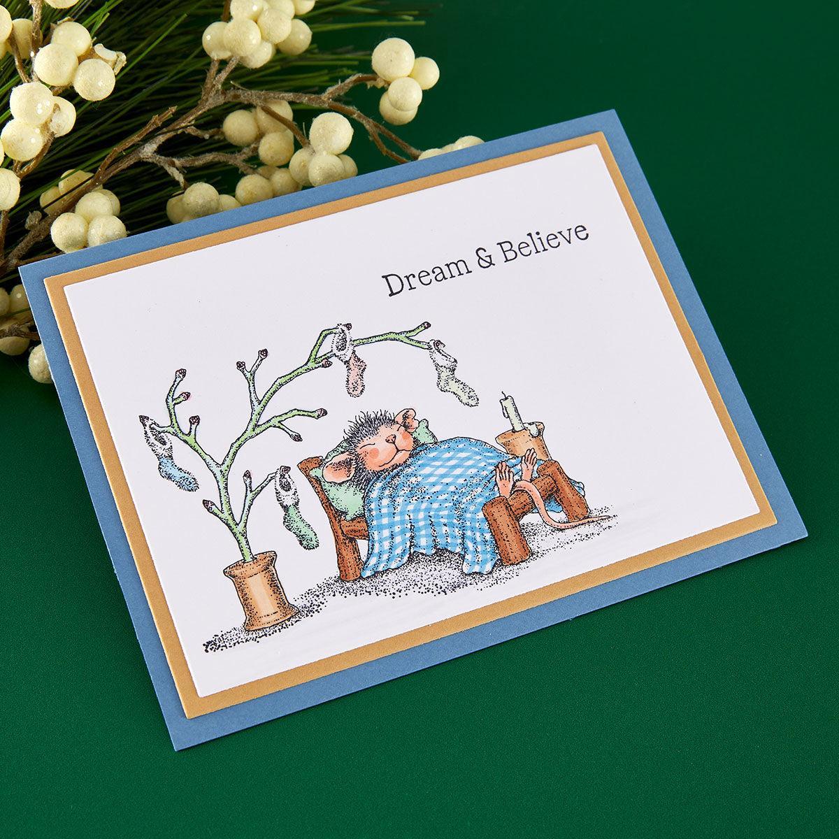 Spellbinders - Holiday Dreams Collection - Cling Stamps - Holiday Dreams-ScrapbookPal