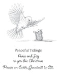 Spellbinders - Holiday Dreams Collection - Cling Stamps - Sending Peace-ScrapbookPal