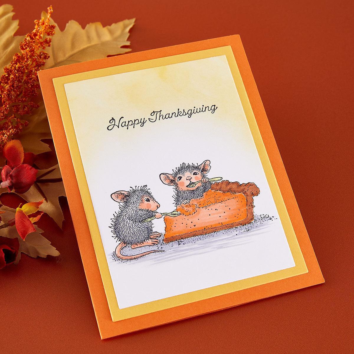 Spellbinders - Holiday Dreams Collection - Cling Stamps - Sweet as Pumpkin Pie-ScrapbookPal