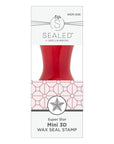 Spellbinders - Holiday Magic Collection - 3D Wax Seal Stamp - Super Star Mini-ScrapbookPal