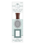Spellbinders - Holiday Magic Collection - Wax Seal Stamp - 2 Pack Frames-ScrapbookPal