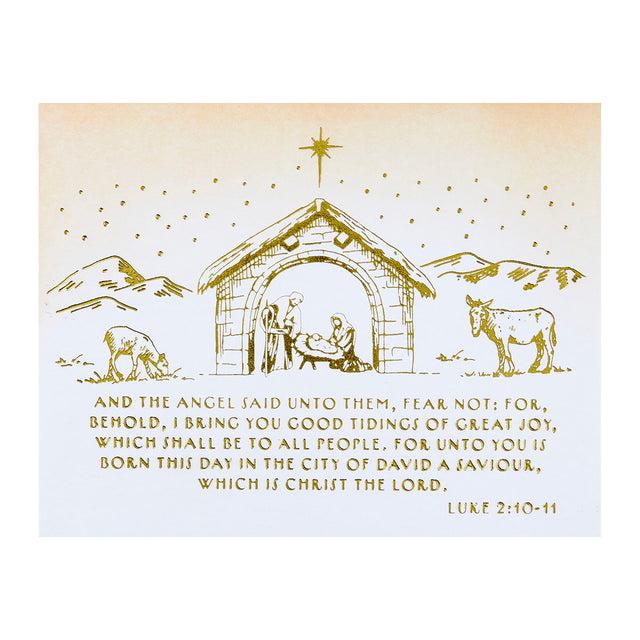 Spellbinders - Home for the Holidays Collection - Press Plates - Christmas Gospel-ScrapbookPal