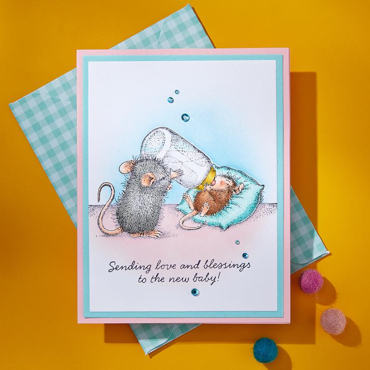 Spellbinders - House-Mouse Creative Day Collection - Cling Stamps - Bundle of Joy-ScrapbookPal