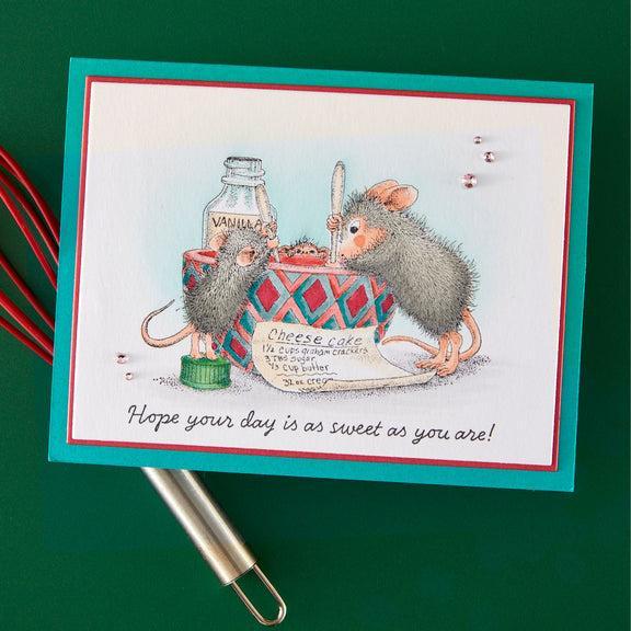 Spellbinders - House-Mouse Heart and Soul Collection - Cling Stamps - Secret Ingredient-ScrapbookPal