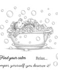 Spellbinders - House-Mouse Party Parade Collection - Cling Stamps - Spa Day-ScrapbookPal