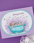 Spellbinders - House-Mouse Party Parade Collection - Cling Stamps - Spa Day-ScrapbookPal