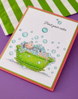Spellbinders - House-Mouse Party Parade Collection - Cling Stamps - Spa Day-ScrapbookPal