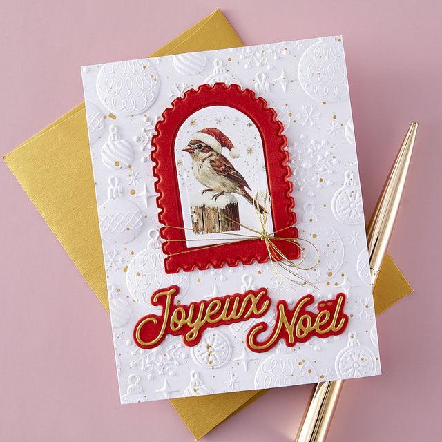 Spellbinders - International Holiday Sentiments Collection - Dies - French Holiday Sentiments-ScrapbookPal