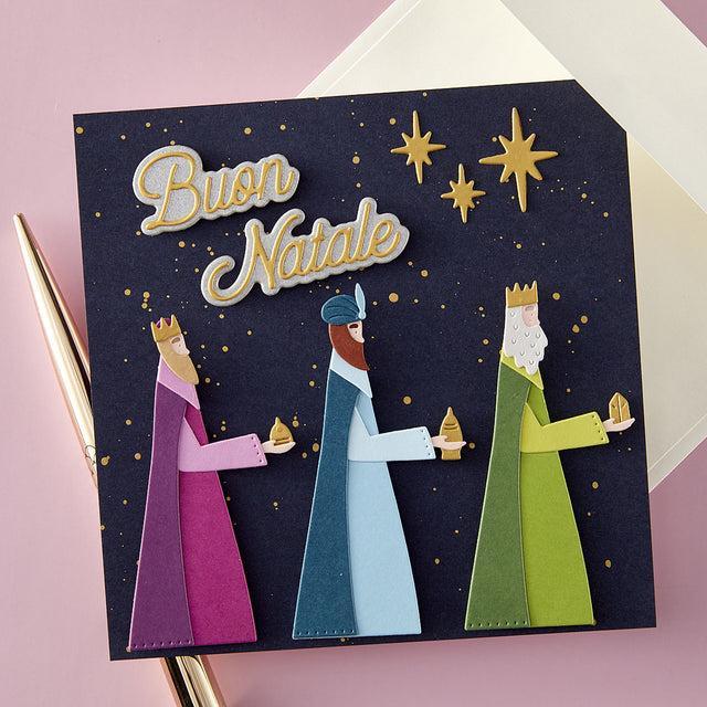 Spellbinders - International Holiday Sentiments Collection - Dies - Italian Holiday Sentiments-ScrapbookPal