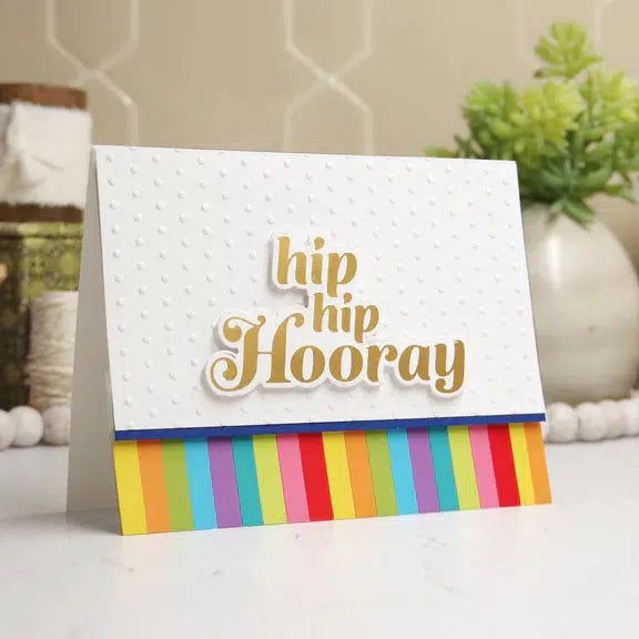 Spellbinders - It’s My Party Too - Embossing Folder - Tiny Dots-ScrapbookPal