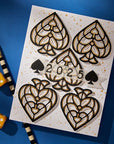 Spellbinders - Jack of All Trades Collection - Dies - Kaleidoscope Noble Suits-ScrapbookPal