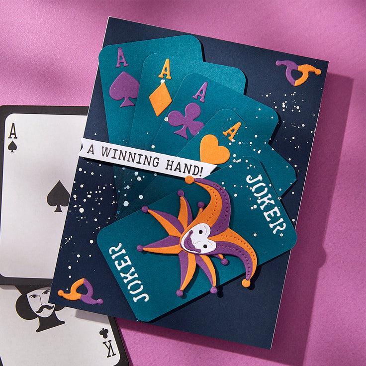 Spellbinders - Jack of All Trades Collection - Dies - Wild Joker-ScrapbookPal