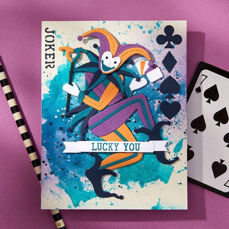 Spellbinders - Jack of All Trades Collection - Dies - Wild Joker-ScrapbookPal