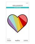 Spellbinders - Just Sayin' Collection - Dies - Pieced Heart-ScrapbookPal
