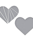 Spellbinders - Just Sayin' Collection - Dies - Pieced Heart-ScrapbookPal