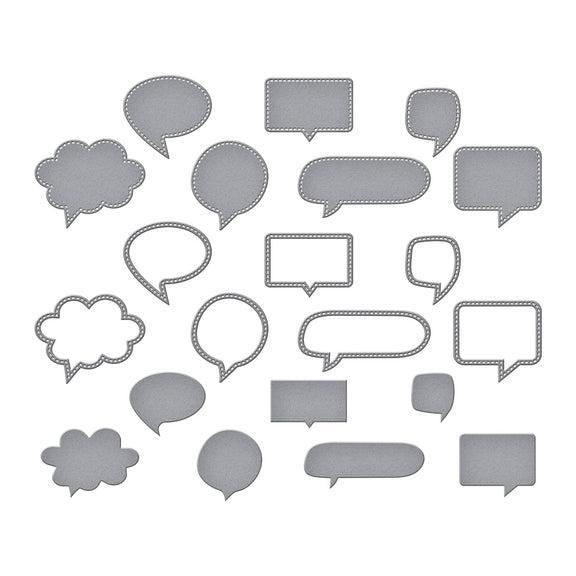 Spellbinders - Just Sayin' Collection - Dies - Speech Bubbles-ScrapbookPal