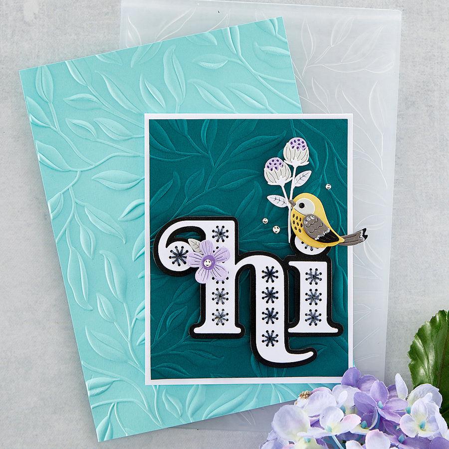 Spellbinders - Just Wanted to Say Collection - Etched Dies - Sweet Birdie-ScrapbookPal