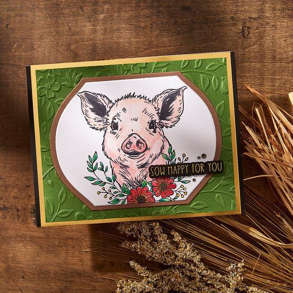 Spellbinders - Justine's Farm Collection - Press Plates &amp; Dies - Daisy - Scratch &amp; Dent-ScrapbookPal