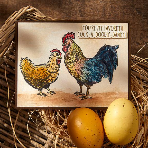 Spellbinders - Justine's Farm Collection - Press Plates &amp; Dies - Feathered Friends-ScrapbookPal