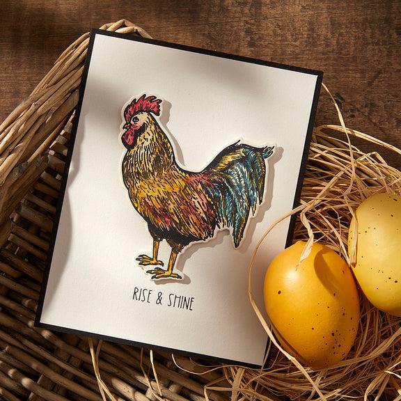 Spellbinders - Justine's Farm Collection - Press Plates &amp; Dies - Feathered Friends-ScrapbookPal