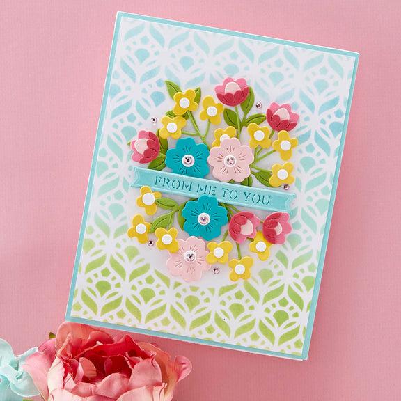 Spellbinders - Kaleidoscope Arch Collection - Dies - Stitched Kaleidoscope Arch-ScrapbookPal