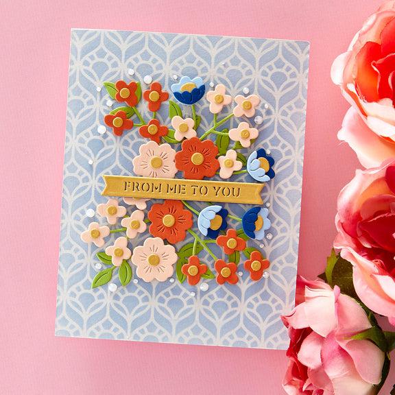 Spellbinders - Kaleidoscope Arch Collection - Dies - Stitched Kaleidoscope Arch-ScrapbookPal