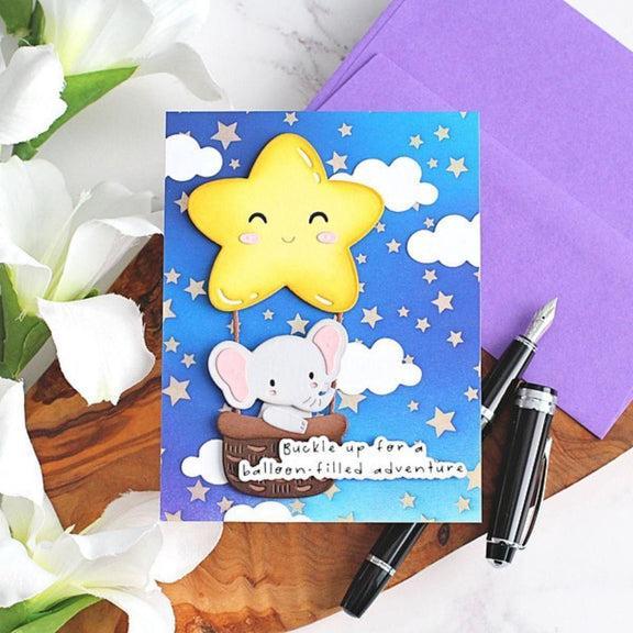 Spellbinders - Little Smiles Collection - Press Plates &amp; Dies - Little Smiles Sentiments-ScrapbookPal