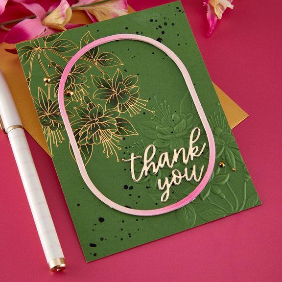 Spellbinders - Magical Fuschia Collection - Letterpress + Foil Plate - Magical Fuchsia-ScrapbookPal