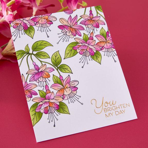 Spellbinders - Magical Fuschia Collection - Letterpress + Foil Plate - Magical Fuchsia-ScrapbookPal