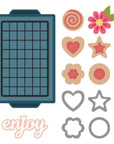 Spellbinders - Make It & Bake It Collection - Dies - Cool It Cookie Rack-ScrapbookPal