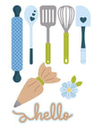 Spellbinders - Make It & Bake It Collection - Dies - Fluff, Frost & Roll-ScrapbookPal