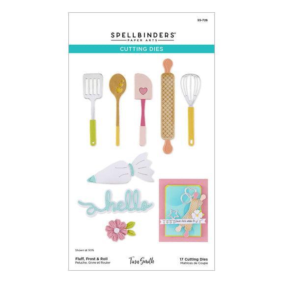 Spellbinders - Make It & Bake It Collection - Dies - Fluff, Frost & Roll-ScrapbookPal