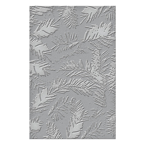 Spellbinders - Make It Merry Collection - Embossing Folder - In the Pines-ScrapbookPal