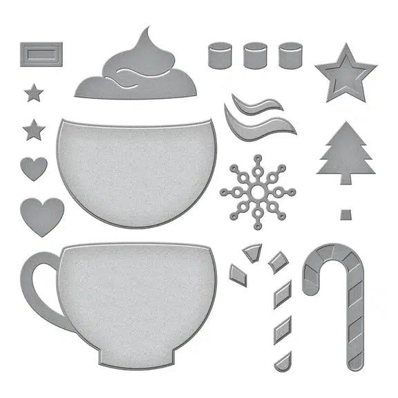 Spellbinders - Merry Mug &amp; Circle Delights Collection - Dies - Merry Mug Creations-ScrapbookPal